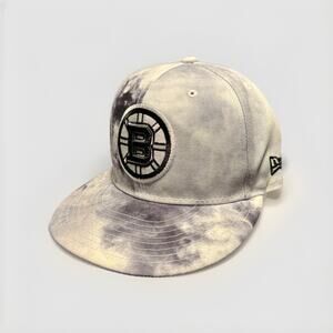 Boston Bruins Tie Dyed New Era Hat - Snap Back - Used